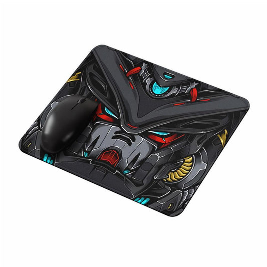 Gundam Head Black Mouse Pads-Oxvistore