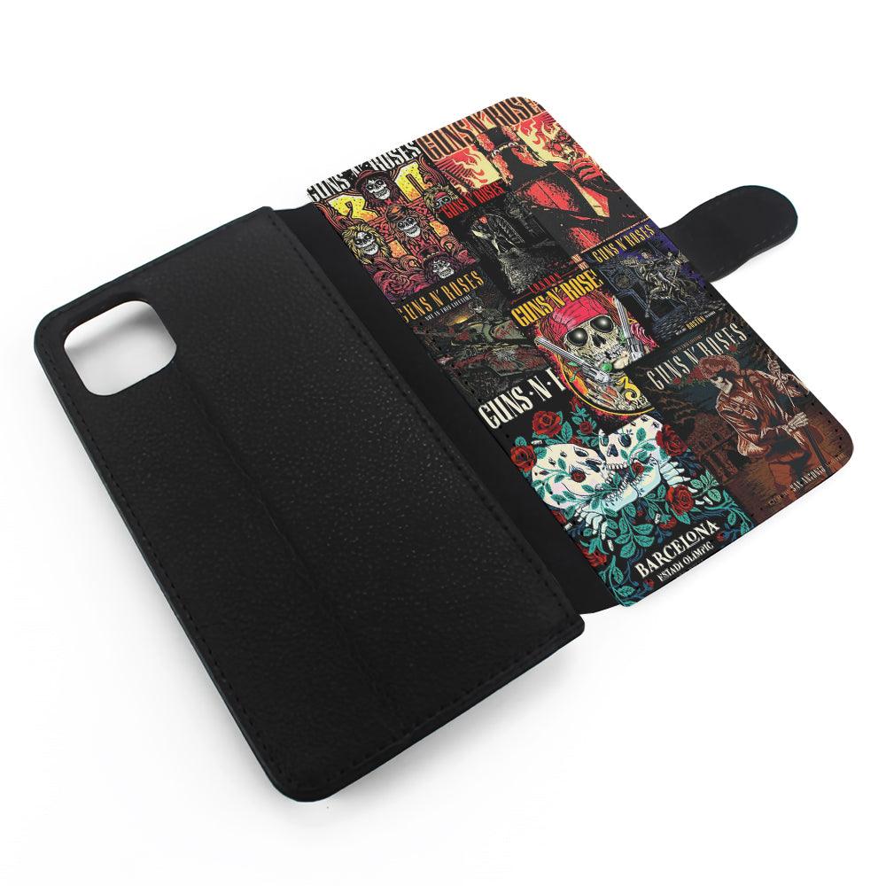Guns N Roses Album Covers Flip Wallet Phone Case-Oxvistore