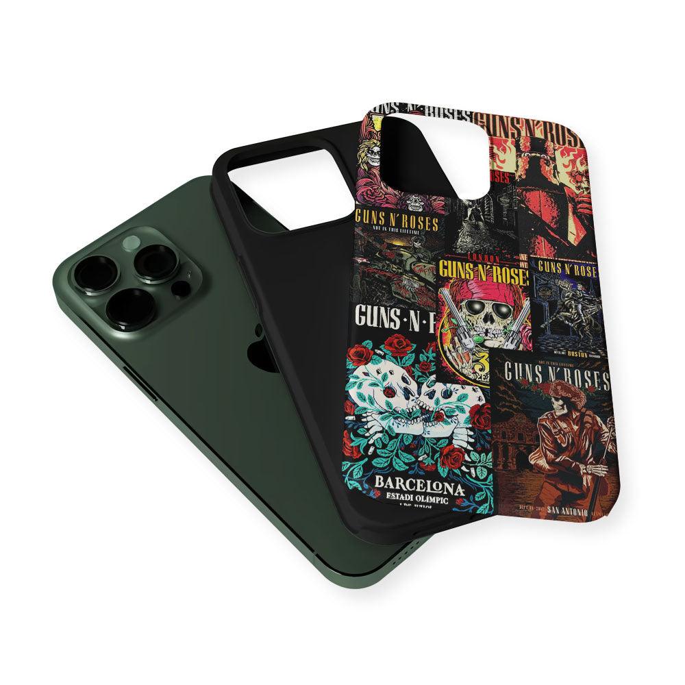 Guns N Roses Album Covers 2 in 1 Tough Phone Case-Oxvistore
