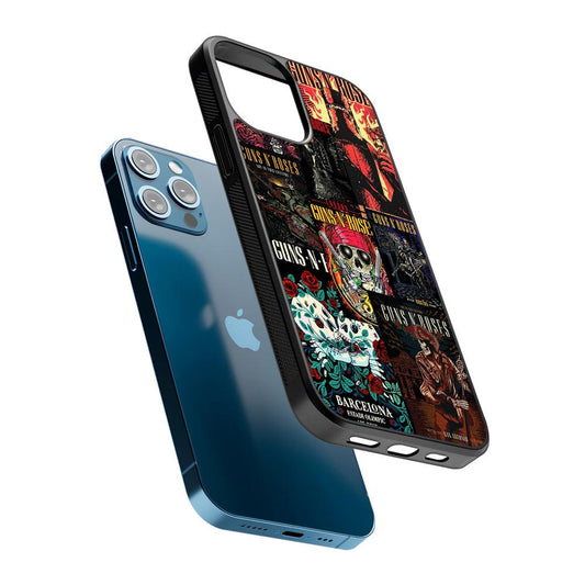 Guns N Roses Album Covers 2D Rubber Phone Case-Oxvistore