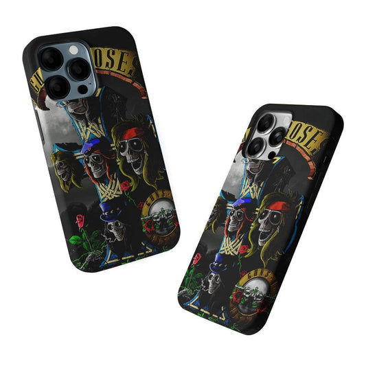 Guns and Roses Music Rock 2 in 1 Tough Phone Case-Oxvistore