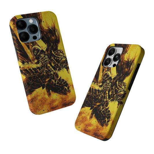 Guts Berserk Swordsman Comic 2 in 1 Tough Phone Case-Oxvistore