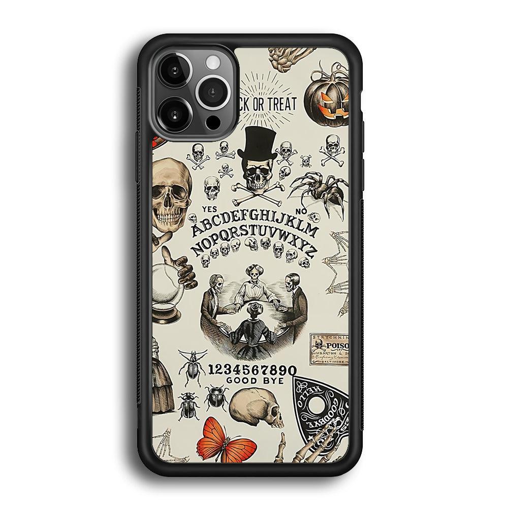 Halloween Games iPhone 12 Pro Case-Rubber Black (2D Case)-Oxvistore