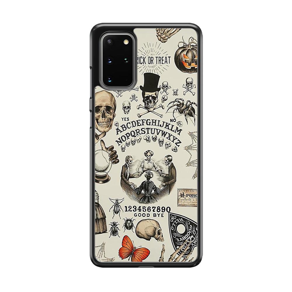 Halloween Games Samsung Galaxy S20 Plus Case-Rubber White (2D Case)-Oxvistore