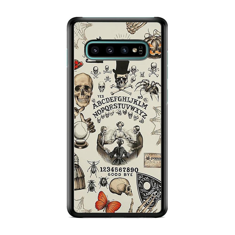 Halloween Games Samsung Galaxy S10 Plus Case-Rubber Black (2D Case)-Oxvistore