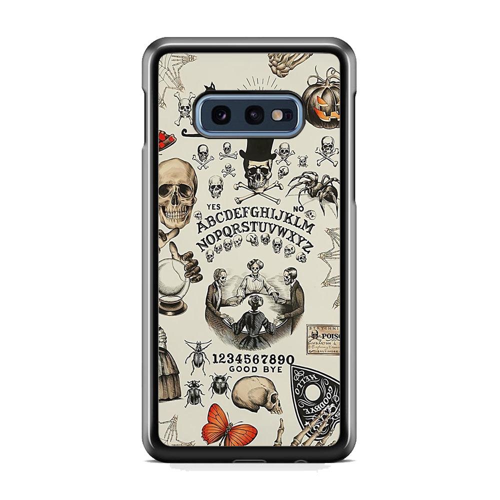 Halloween Games Samsung Galaxy S10E Case-Rubber Black (2D Case)-Oxvistore