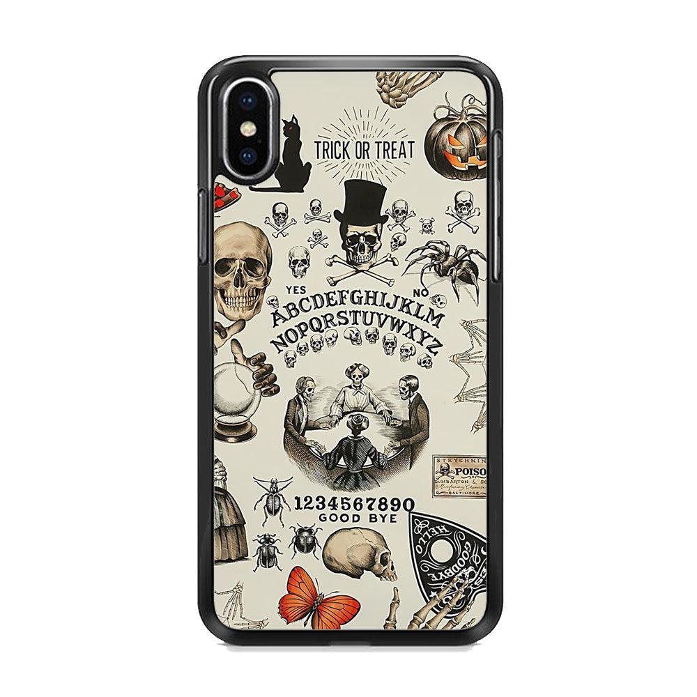 Halloween Games iPhone X Case-Rubber Black (2D Case)-Oxvistore