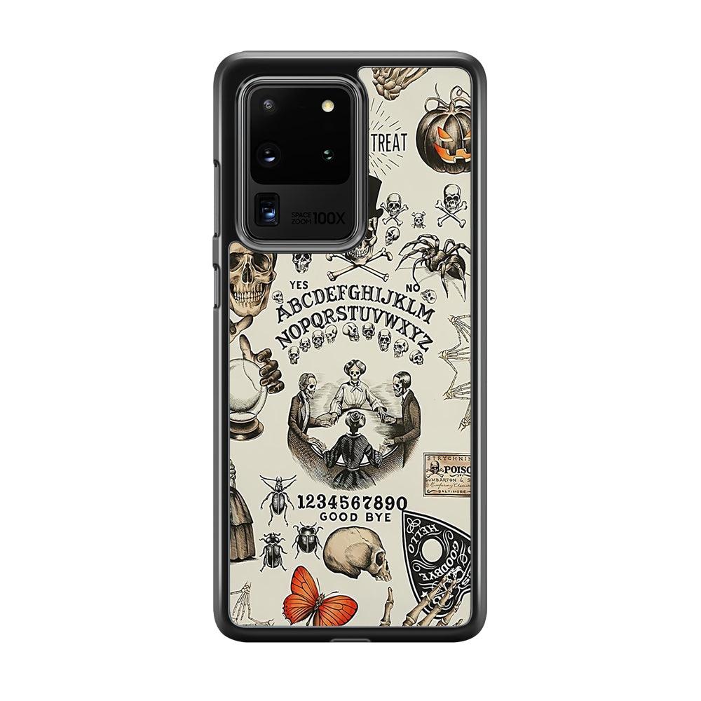 Halloween Games Samsung Galaxy S20 Ultra Case-Rubber Black (2D Case)-Oxvistore