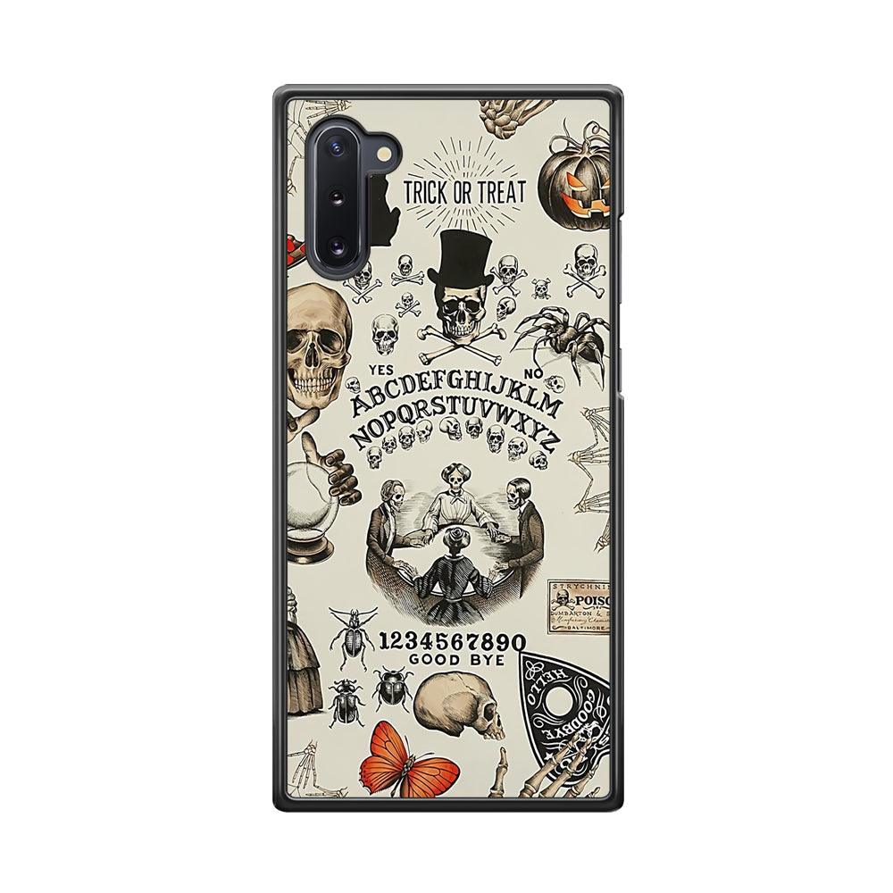 Halloween Games Samsung Galaxy Note 10 Case-Rubber White (2D Case)-Oxvistore