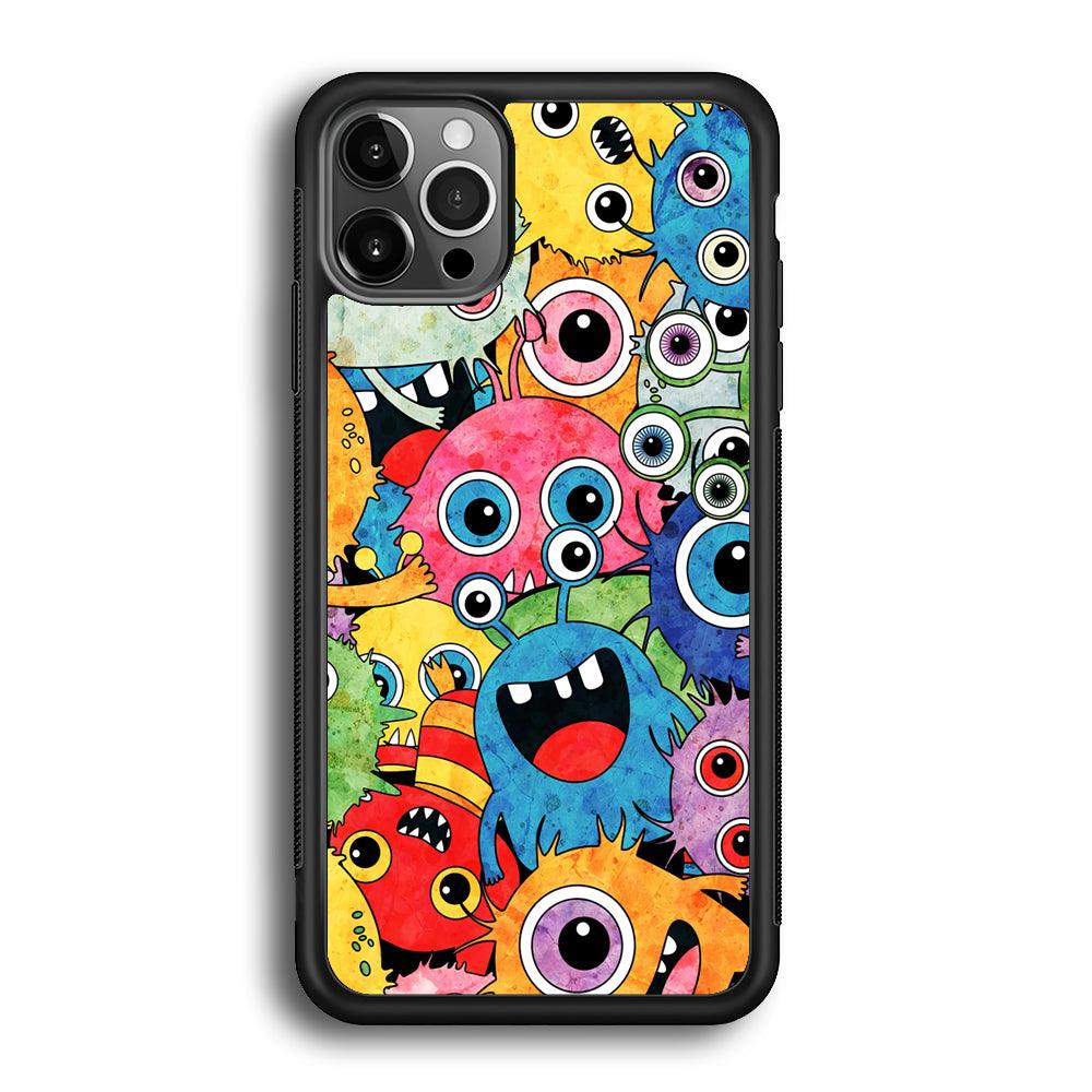 Happiness from Small Things iPhone 12 Pro Case-Rubber Black (2D Case)-Oxvistore