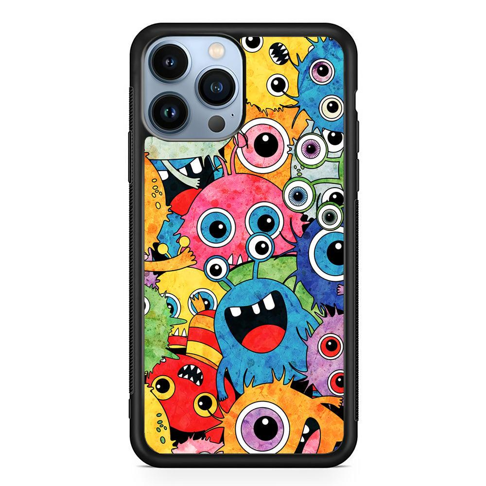 Happiness from Small Things iPhone 14 Pro Max Case-Rubber Black (2D Case)-Oxvistore
