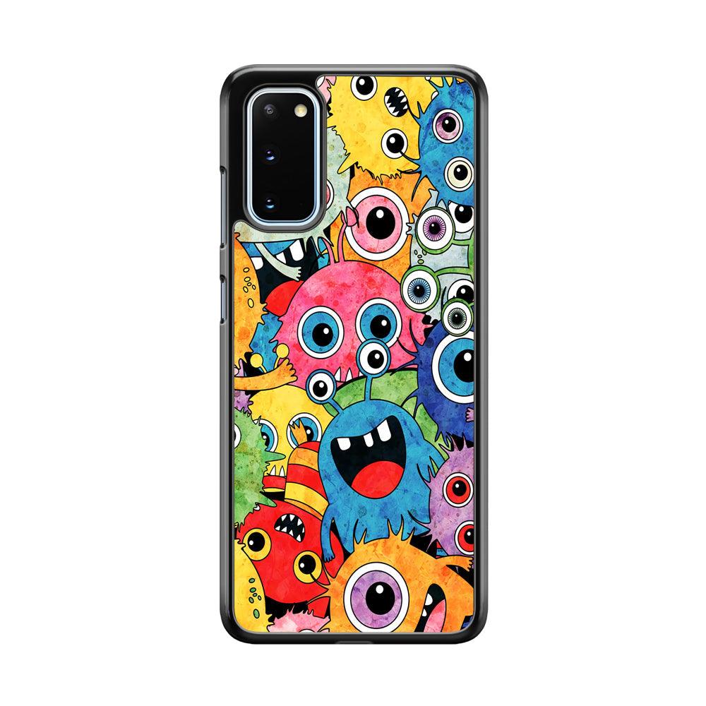 Happiness from Small Things Samsung Galaxy S20 Case-Rubber Black (2D Case)-Oxvistore