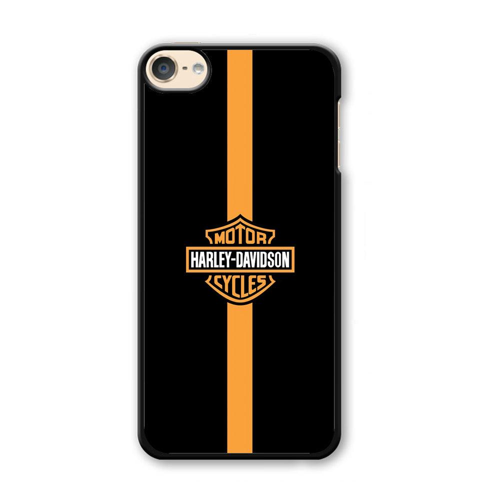 Harley Davidson Center Line iPod Touch 6 Case-Plastic Black (2D Case)-Oxvistore