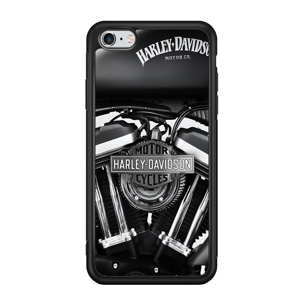 Harley Davidson Muscular Torsion iPhone 6 Plus | 6s Plus Case-Rubber Black (2D Case)-Oxvistore