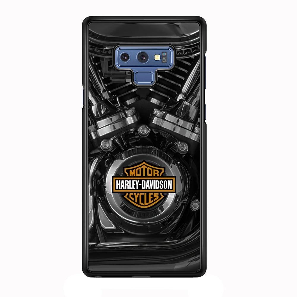 Harley Davidson The Torque Samsung Galaxy Note 9 Case-Rubber Black (2D Case)-Oxvistore