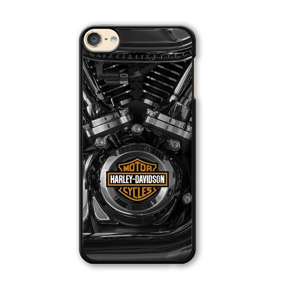Harley Davidson The Torque iPod Touch 6 Case-Plastic Black (2D Case)-Oxvistore