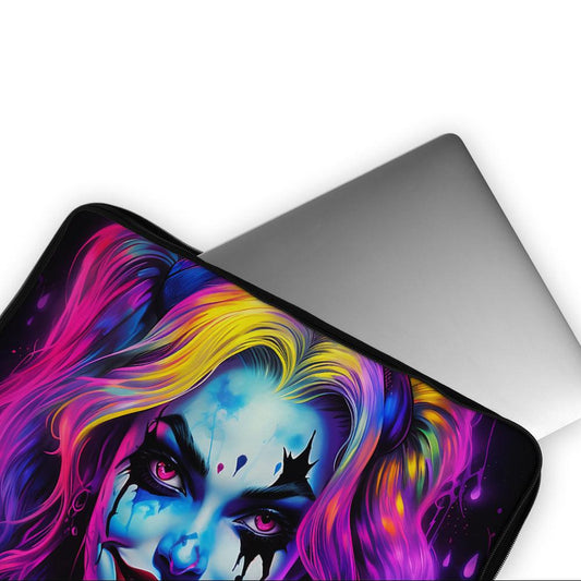 Harley Quinn Blacklight Laptop Sleeve Protective Cover-Oxvistore