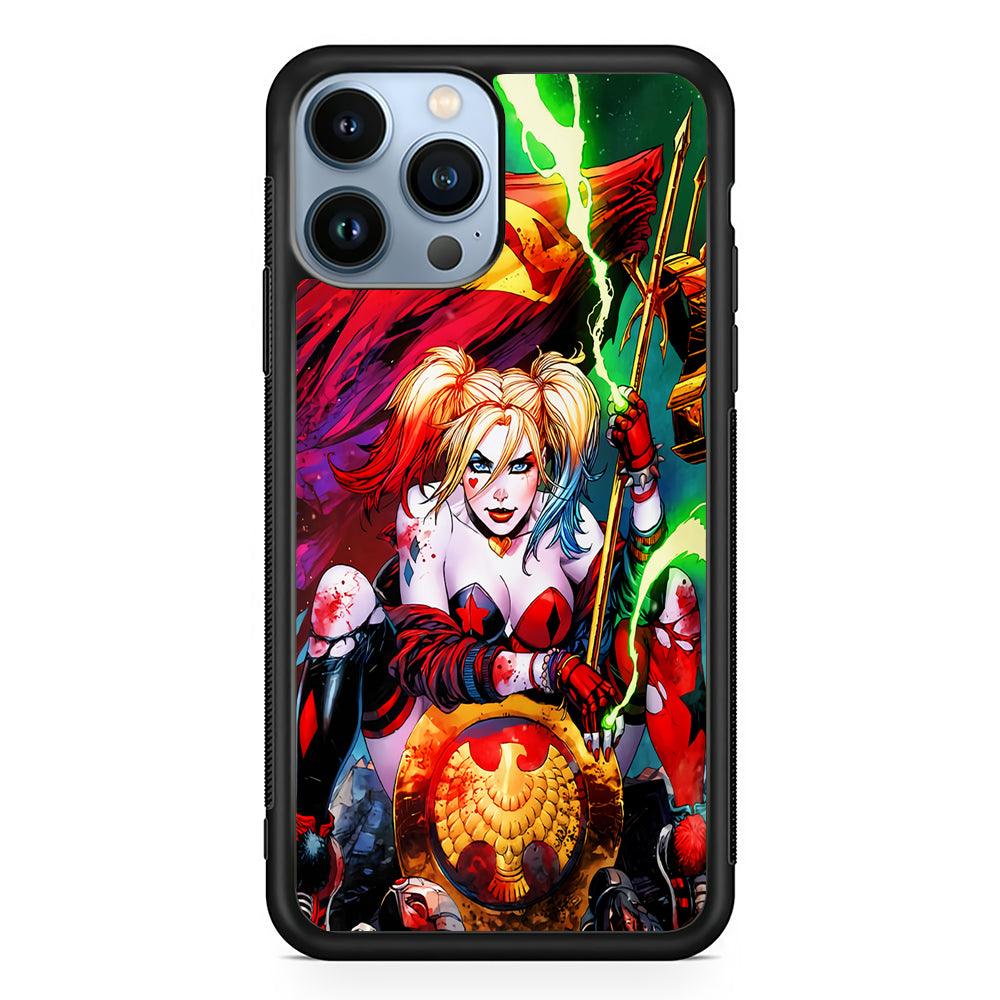 Harley Quinn Superman Flag 2D Rubber Phone Case-Black-Oxvistore