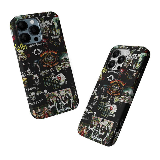 Heavy Metal Band Collection 2 in 1 Tough Phone Case-Oxvistore