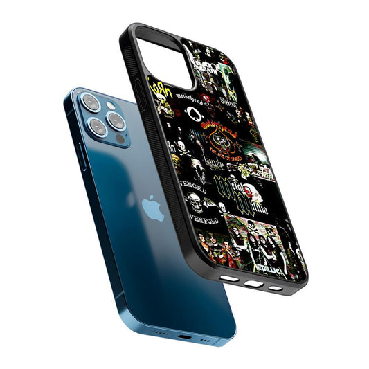 Heavy Metal Band Collection 2D Rubber Phone Case-Oxvistore