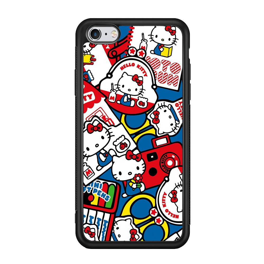 Hello Kitty All of My Hobby iPhone 6 Plus | 6s Plus Case-Rubber Black (2D Case)-Oxvistore