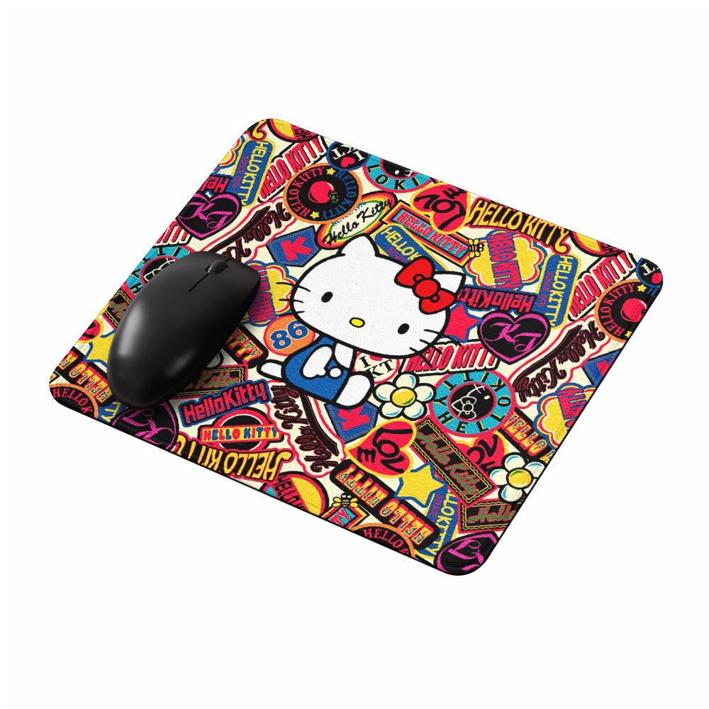 Hello Kitty Sticker Collection Mouse Pads-Oxvistore