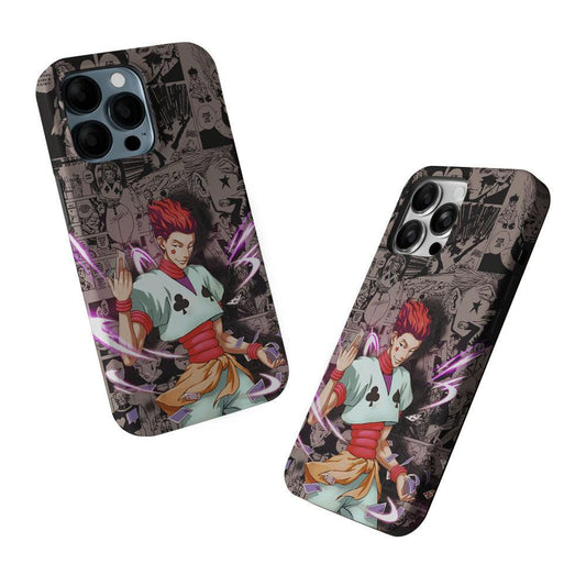 Hisoka Hunter x Hunter Comic 2 in 1 Tough Phone Case-Oxvistore