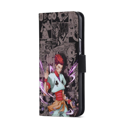 Hisoka Hunter x Hunter Comic Flip Wallet Phone Case-Oxvistore