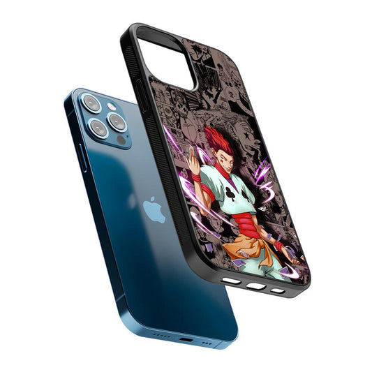 Hisoka Hunter x Hunter Comic 2D Rubber Phone Case-Oxvistore