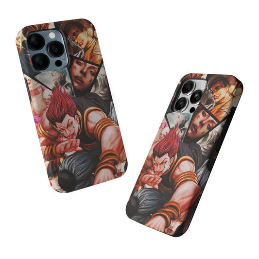 Hisoka Hunter x Hunter Psychopath Clown 2 in 1 Tough Phone Case-Oxvistore