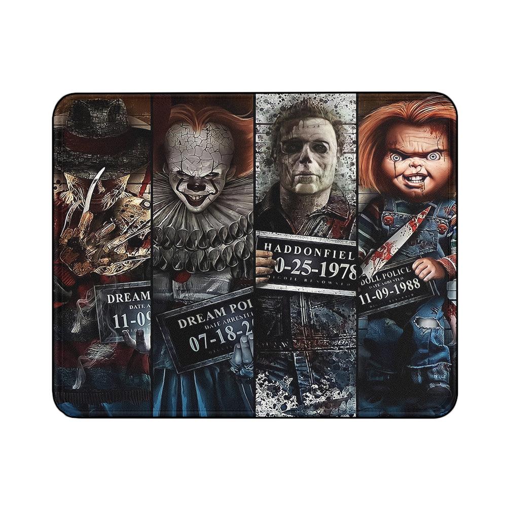 Horror Killer's Movies Character Mouse Pads | Custom Mouse Pad with Non-Slip Rubber Base