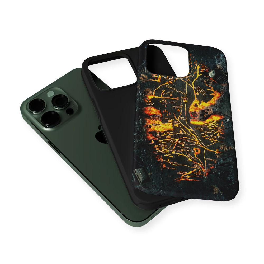 House of Dragon Fire Table Map 2 in 1 Tough Phone Case-Oxvistore