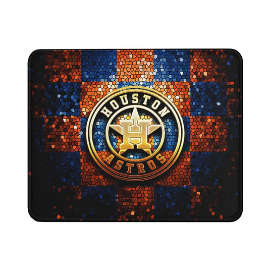 Houston Astros Logo Glitter Mouse Pads | Custom Mouse Pad with Non-Slip Rubber Base