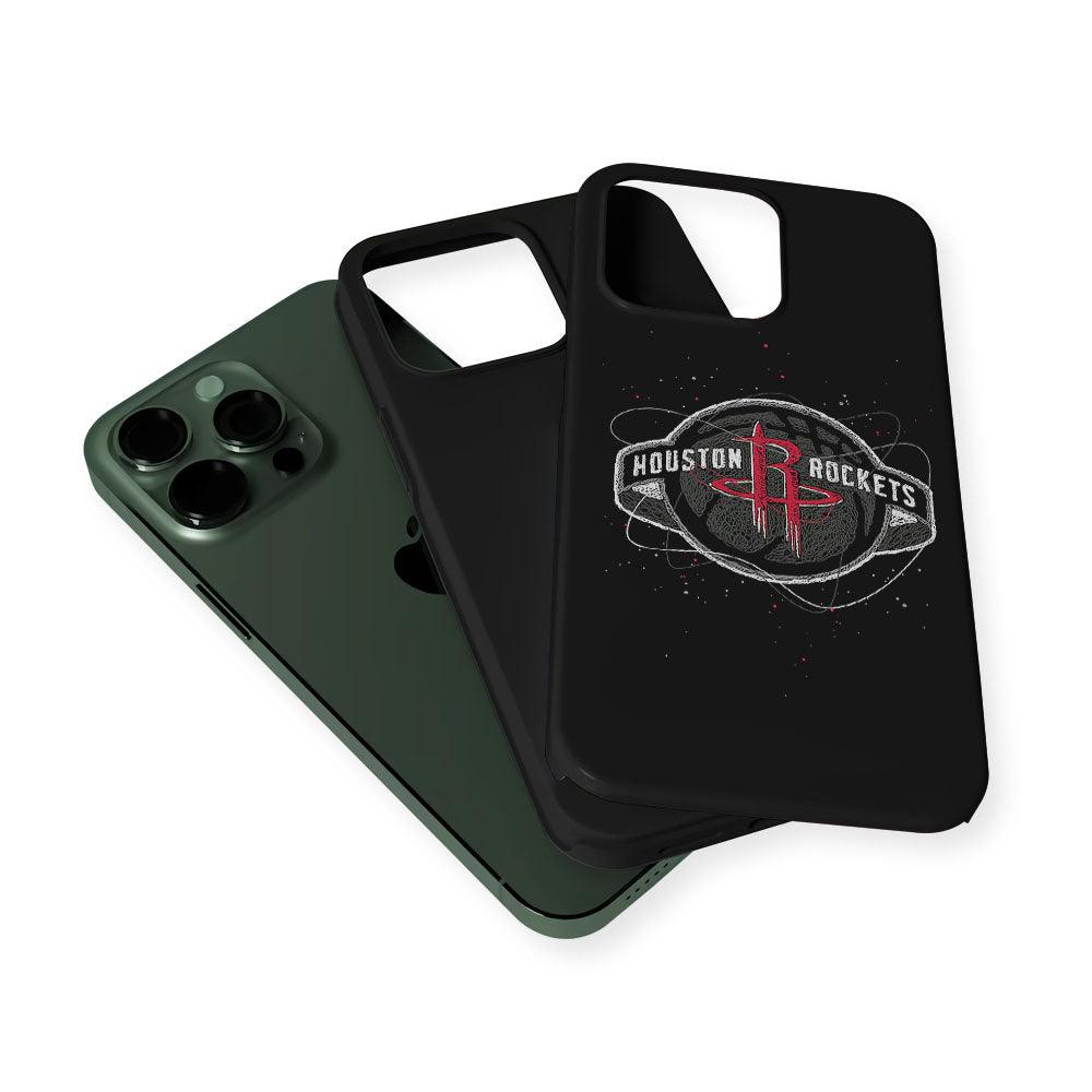 Houston Rockets Abstract 2 in 1 Tough Phone Case-Oxvistore