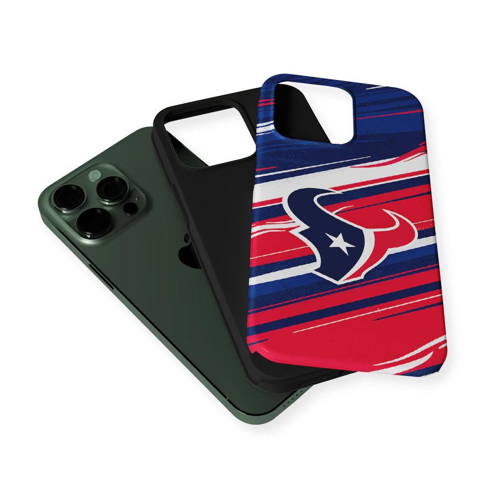 Houston Texans Abstract Color 2 in 1 Tough Phone Case-Oxvistore