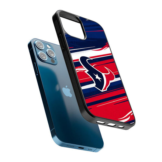 Houston Texans Abstract Color 2D Rubber Phone Case-Oxvistore