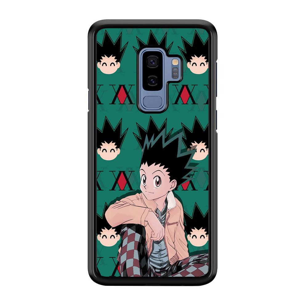 Hunter X Hunter Gon Relax Mode Samsung Galaxy S9 Plus Case-Rubber Black (2D Case)-Oxvistore