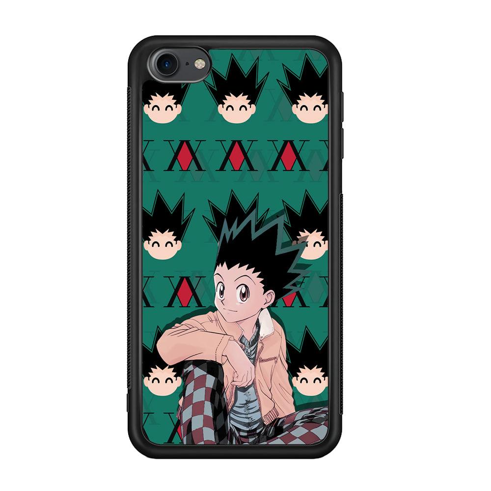 Hunter X Hunter Gon Relax Mode iPod Touch 6 Case-Rubber Black (2D Case)-Oxvistore