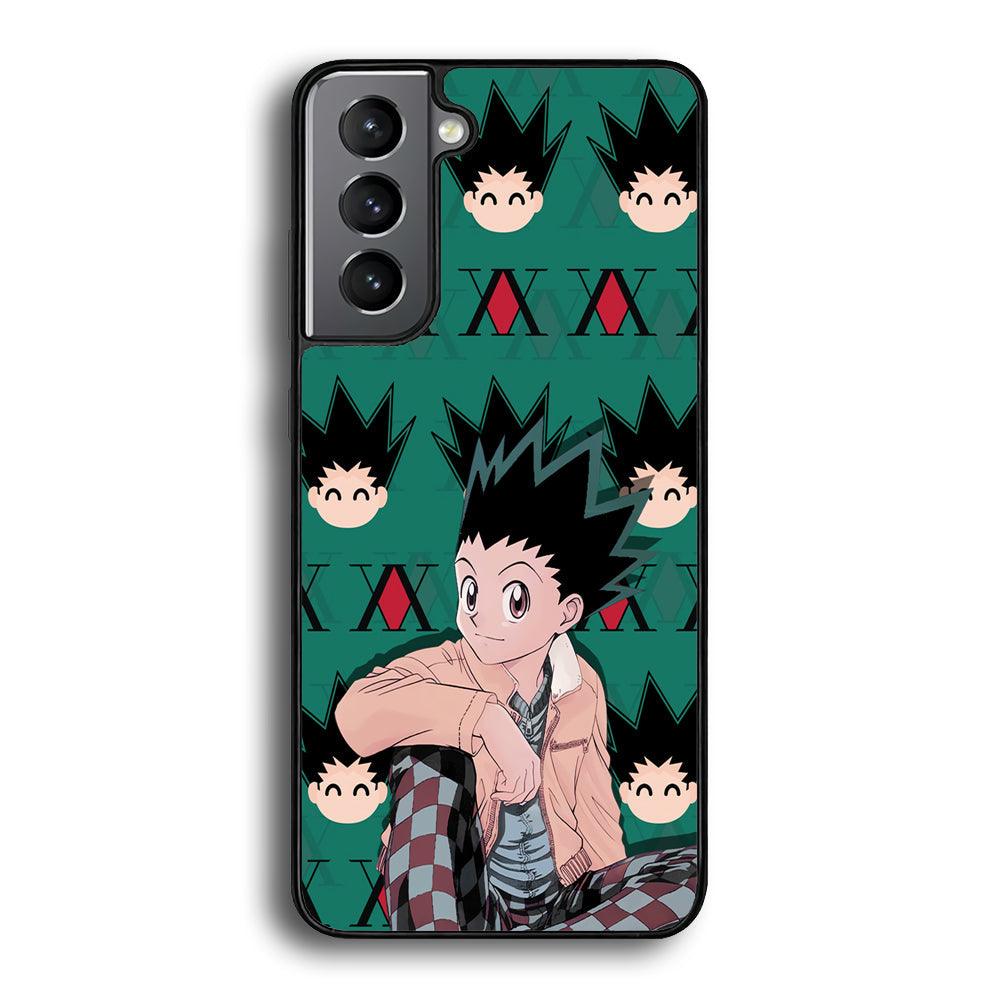 Hunter X Hunter Gon Relax Mode Samsung Galaxy S23 Plus Case-Rubber Black (2D Case)-Oxvistore