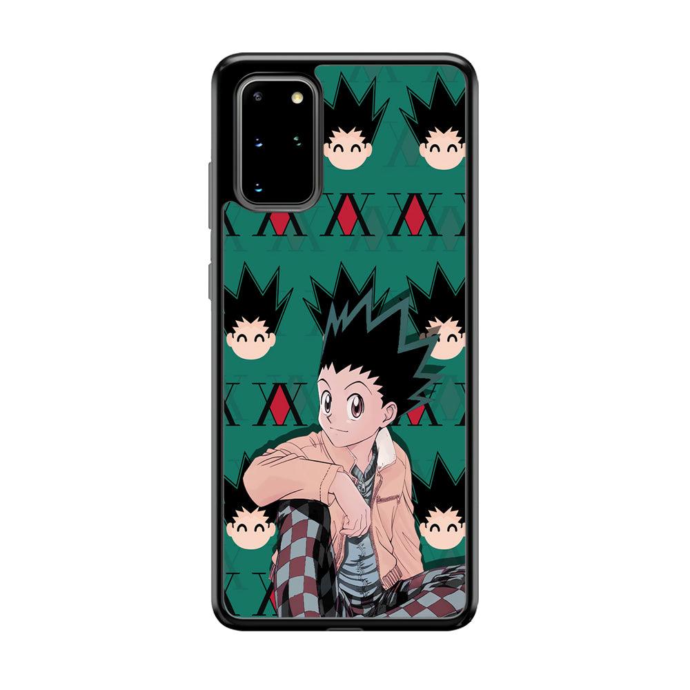 Hunter X Hunter Gon Relax Mode Samsung Galaxy S20 Plus Case-Rubber Black (2D Case)-Oxvistore