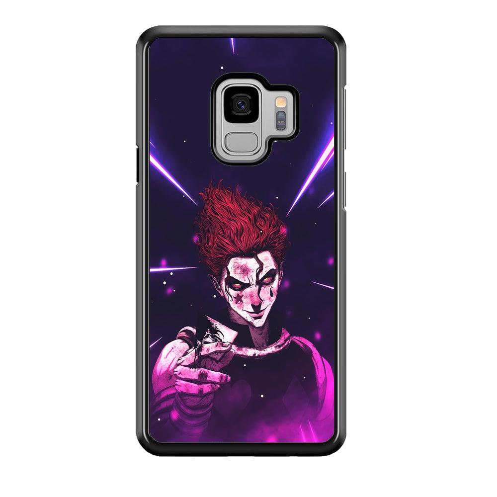 Hunter X Hunter Hisoka Gift Card Samsung Galaxy S9 Case-Rubber Black (2D Case)-Oxvistore