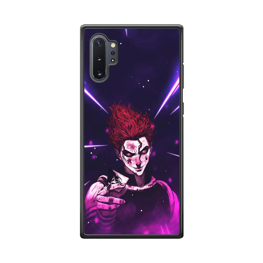 Hunter X Hunter Hisoka Gift Card Samsung Galaxy Note 10 Plus Case-Rubber Black (2D Case)-Oxvistore