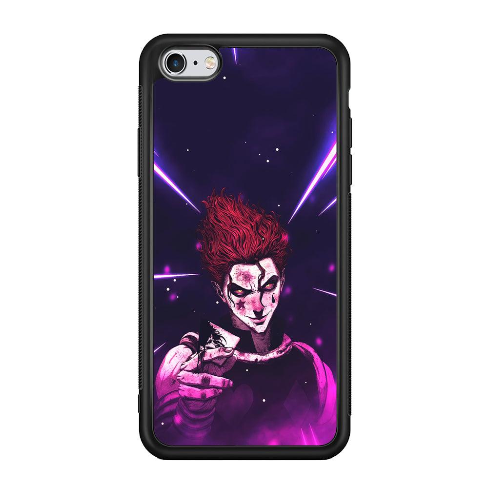 Hunter X Hunter Hisoka Gift Card iPhone 6 Plus | 6s Plus Case-Rubber Black (2D Case)-Oxvistore