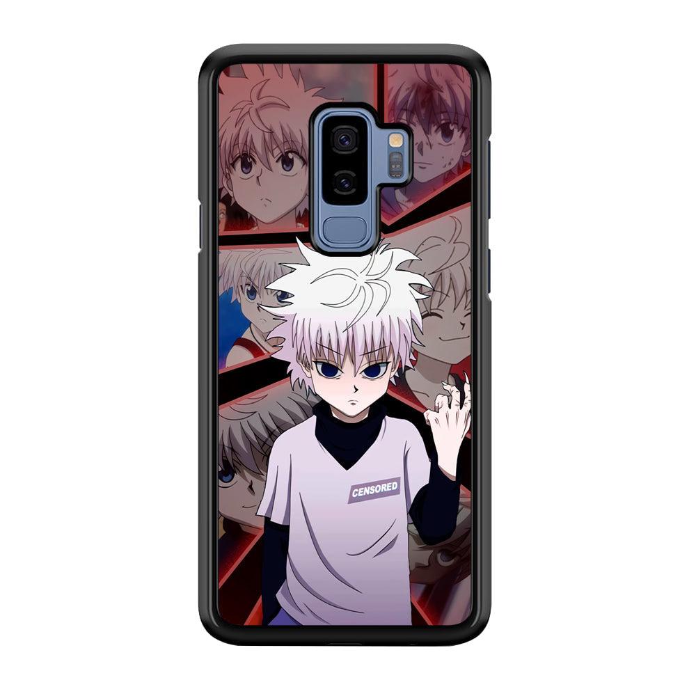 Hunter X Hunter Killua Cold Stare Samsung Galaxy S9 Plus Case-Rubber Black (2D Case)-Oxvistore