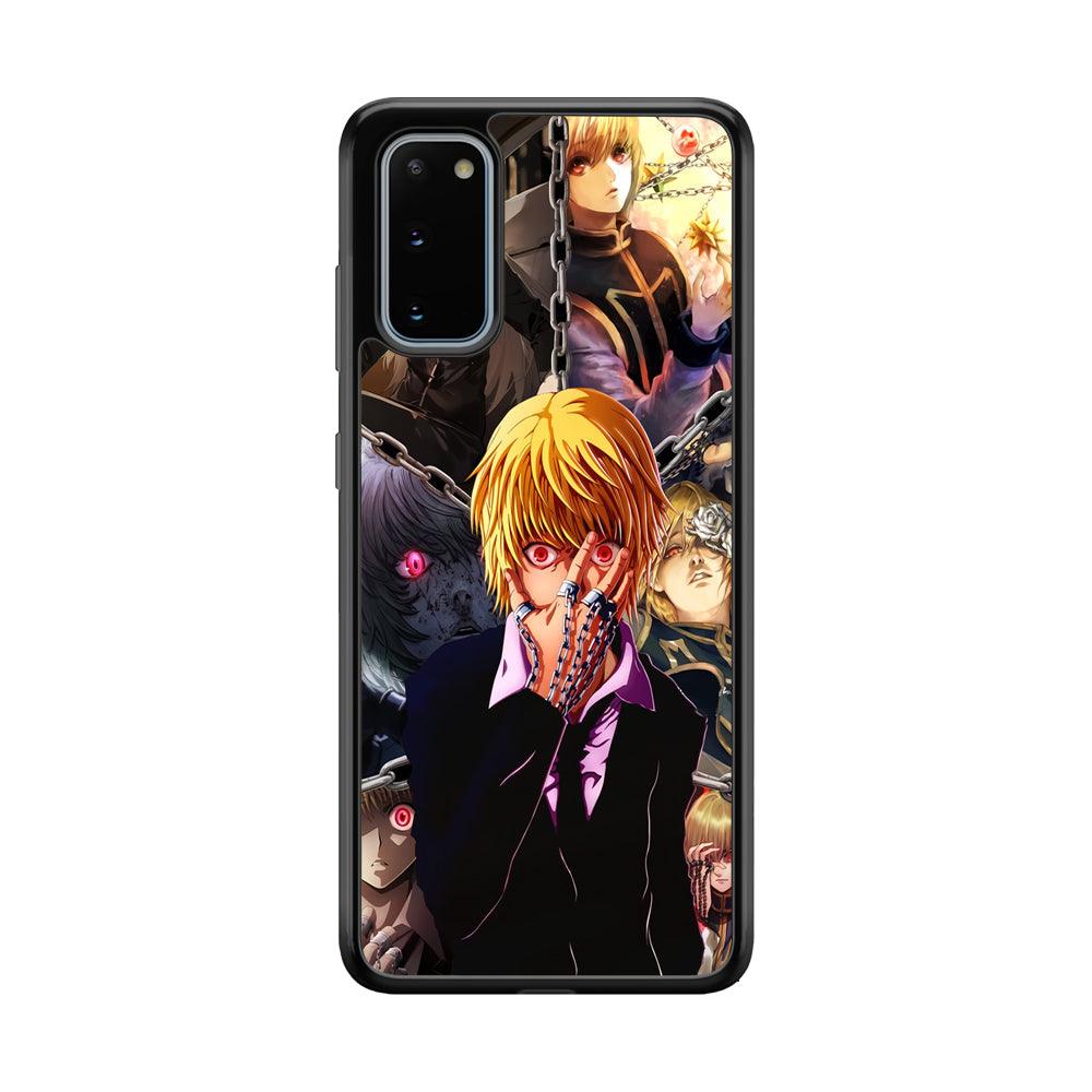 Hunter X Hunter Kurapika Collage Mode Samsung Galaxy S20 Case-Rubber Black (2D Case)-Oxvistore