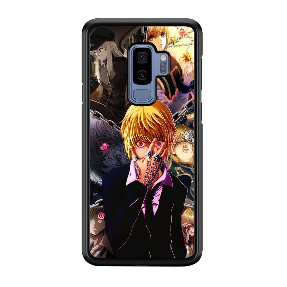 Hunter X Hunter Kurapika Collage Mode Samsung Galaxy S9 Plus Case-Rubber Black (2D Case)-Oxvistore