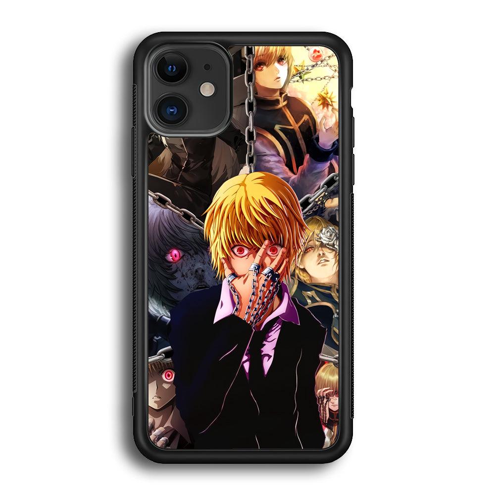 Hunter X Hunter Kurapika Collage Mode iPhone 12 Case-Rubber Black (2D Case)-Oxvistore