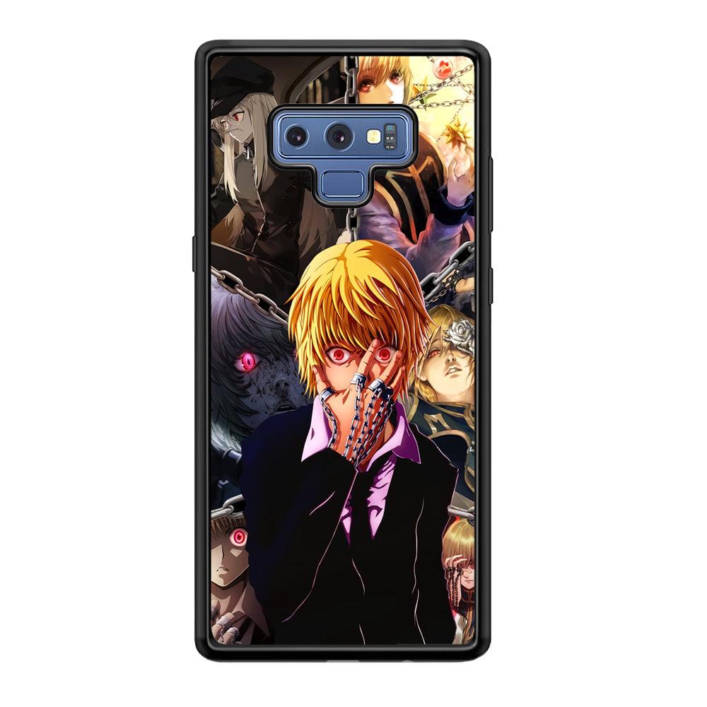 Hunter X Hunter Kurapika Collage Mode Samsung Galaxy Note 9 Case-Rubber Black (2D Case)-Oxvistore
