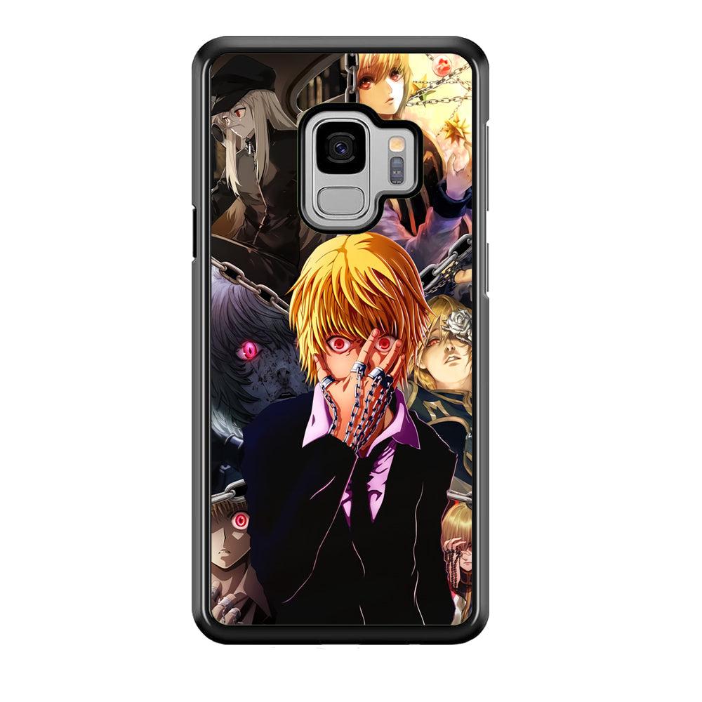 Hunter X Hunter Kurapika Collage Mode Samsung Galaxy S9 Case-Rubber Black (2D Case)-Oxvistore