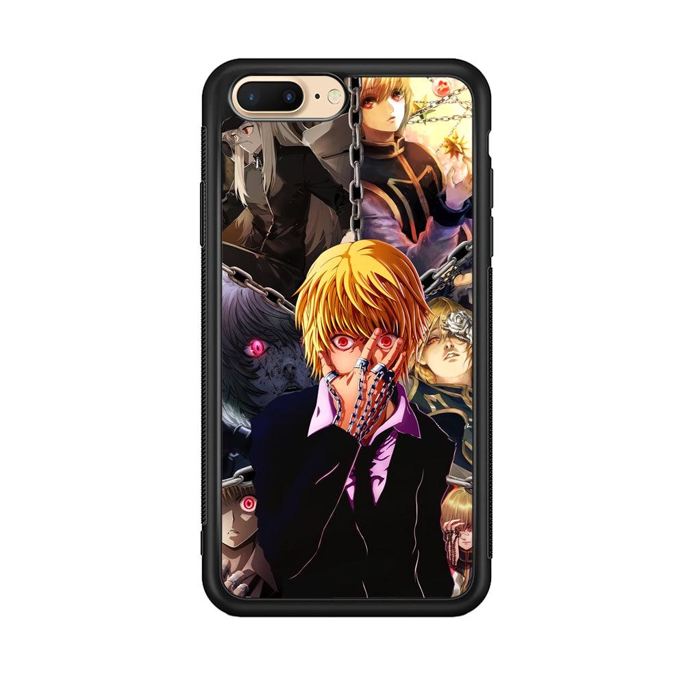 Hunter X Hunter Kurapika Collage Mode iPhone 7 Plus Case-Rubber Black (2D Case)-Oxvistore